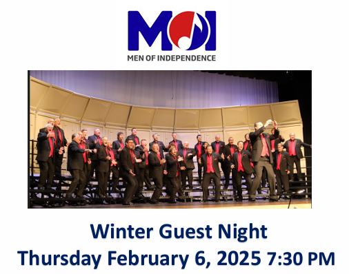Winter Guest Night (leave risers up for GCC)