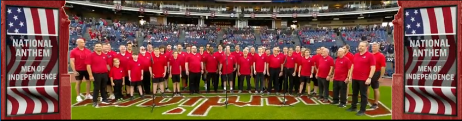 MOI Performs National Anthem at Guardians Game MOI Performs National Anthem at Guardians Game